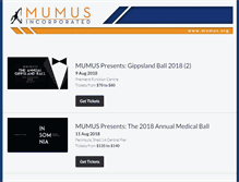 Tablet Screenshot of mumus.iwannaticket.com.au