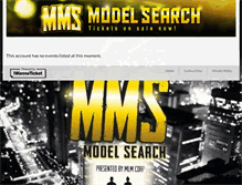 Tablet Screenshot of modelsearch.iwannaticket.com.au